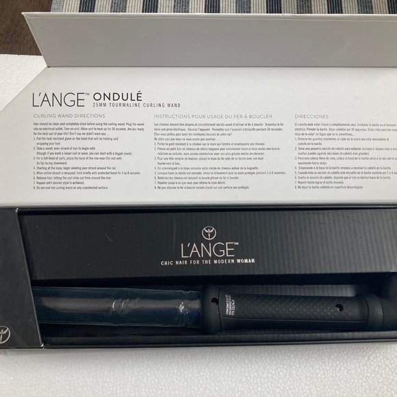 L'ANGE HAIR Ondulé Ceramic Curling Wand 25MM - Picture 2 of 3